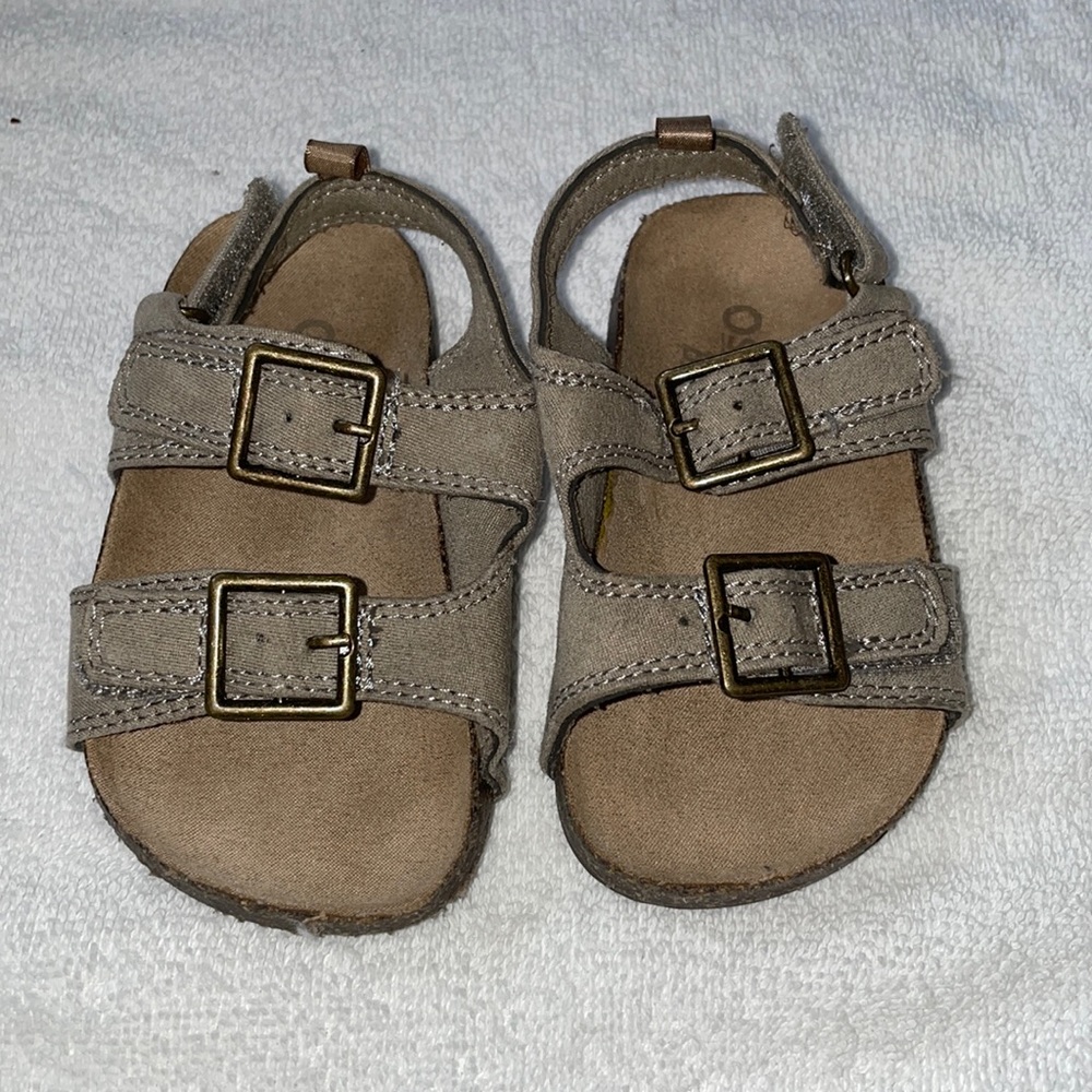 Baby | Oshkosh sandals | size US 6 M | used like new | brown